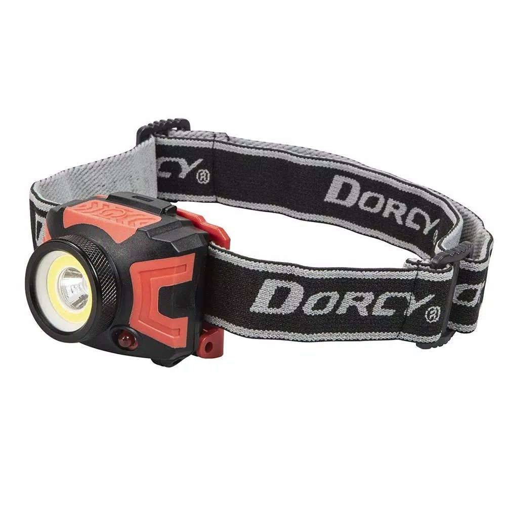 Dorcy Ultra HD LED Headlamp with UV Blacklight, 530 Lumens, AAA Battery Powered