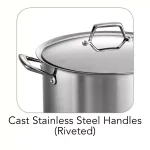 Tramontina Gourmet Prima 16 Qt. Stainless Steel Stock Pot with Lid thumbnail 3