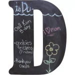 Jeff McWilliams Designs 15 in. Oversized Unfinished Wood Letter (D) - Industrial Style Wall Decor thumbnail 2