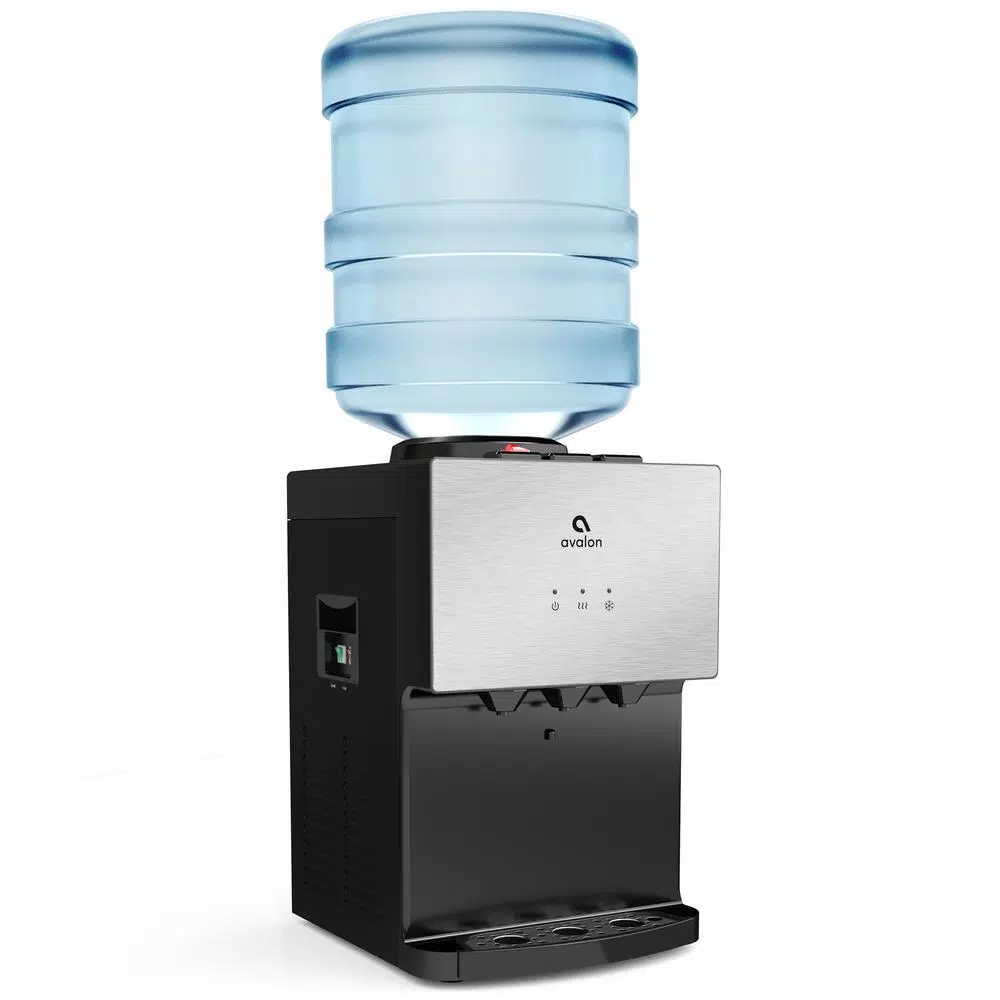 Avalon Countertop Top Loading Water Cooler Dispenser, 3 Temperatures, Stainless Steel