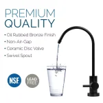 Olympia Water Systems 5-Stage Under-Sink Reverse Osmosis Water Filtration System with Oil Rubbed Bronze Faucet thumbnail 4
