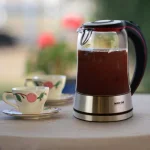 Better Chef 1.7L Cordless Electric Glass and Stainless Steel Tea Kettle with Blue LED thumbnail 3