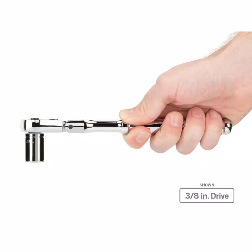 TEKTON 3-Piece Flex Quick-Release Ratchet Set, 1/4 in., 3/8 in., 1/2 in. Drives