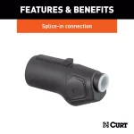 CURT Heavy-Duty 7-Way RV Blade Connector Plug (Trailer Side) thumbnail 1