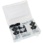 POWERTEC 1/4-20 in. T-Track Jig and Fixture Hardware Kit, 46-Piece Set thumbnail 2