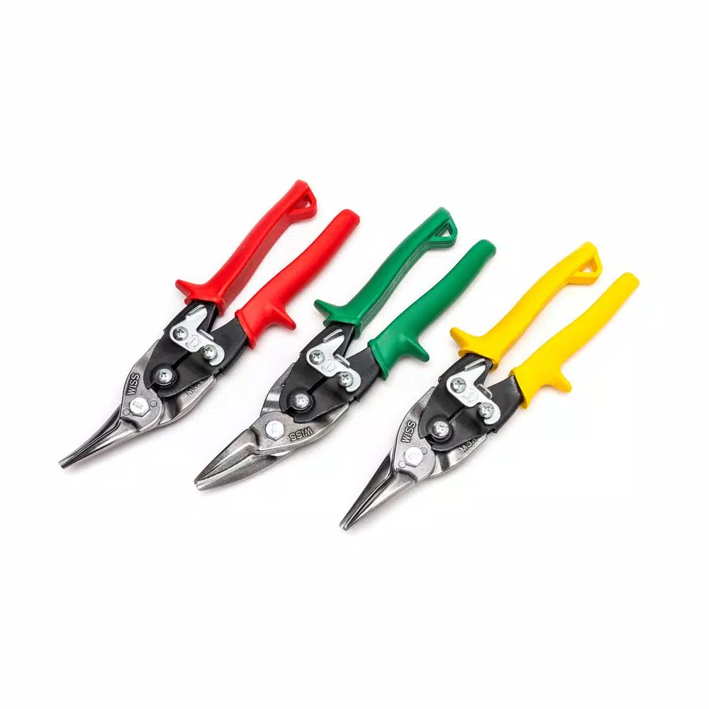 Wiss Crescent Wiss Next Generation Straight-Cut Aviation Snips, 3-Pack