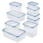 LOCK & LOCK Easy Essentials 18-Piece Food Storage Container Set with Airtight Lids, BPA-Free Plastic thumbnail 1