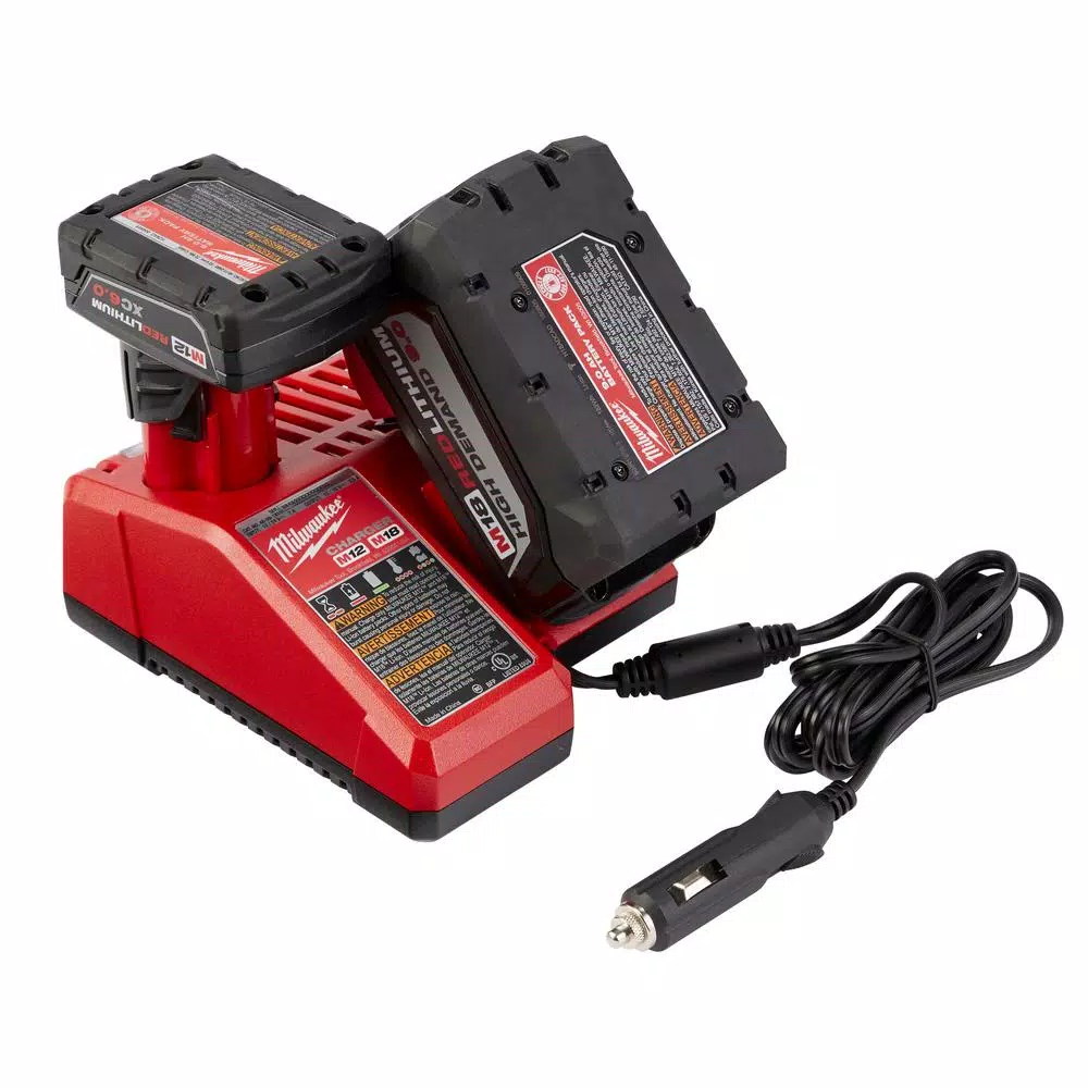 Milwaukee M12 and M18 Multi-Voltage Lithium-Ion Vehicle Battery Charger