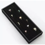 Rev-A-Shelf Black Velvet Ring Organizer for Jewelry Drawers thumbnail 1