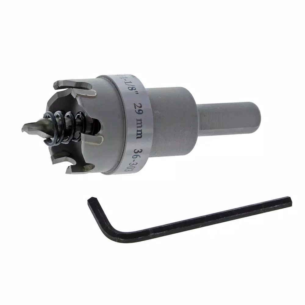 Ideal TKO 1-1/8 in. Carbide-Tipped Hole Cutter for Sheet Metal and Stainless Steel
