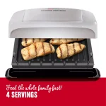 George Foreman 60 sq. in. Platinum Removable Plate Grill and Panini Press thumbnail 3