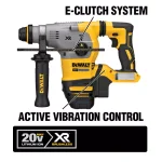 DEWALT 20V MAX XR Brushless 1-1/8 in. SDS Plus L-Shape Rotary Hammer Kit with (2) 9.0 Ah FLEXVOLT Batteries thumbnail 3