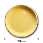 Kauri Design Large Mango Wood Fruit Bowl - Olive Green & Rustic Wood Decorative Serving Bowl thumbnail 5