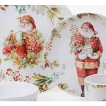 Certified International A Christmas Story 9 in. 2-Tier Earthenware Server thumbnail 2
