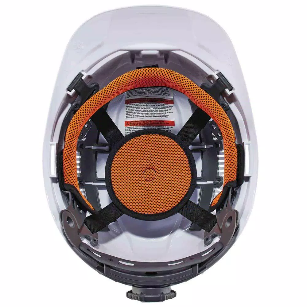 Ergodyne Skullerz 8972 Class C Vented Cap Style Hard Hat with Ratchet Suspension - White