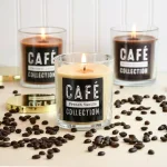 LUMABASE Coffee Cafe Collection Scented Candles, 10 oz. Glass Jars, Set of 3 thumbnail 4
