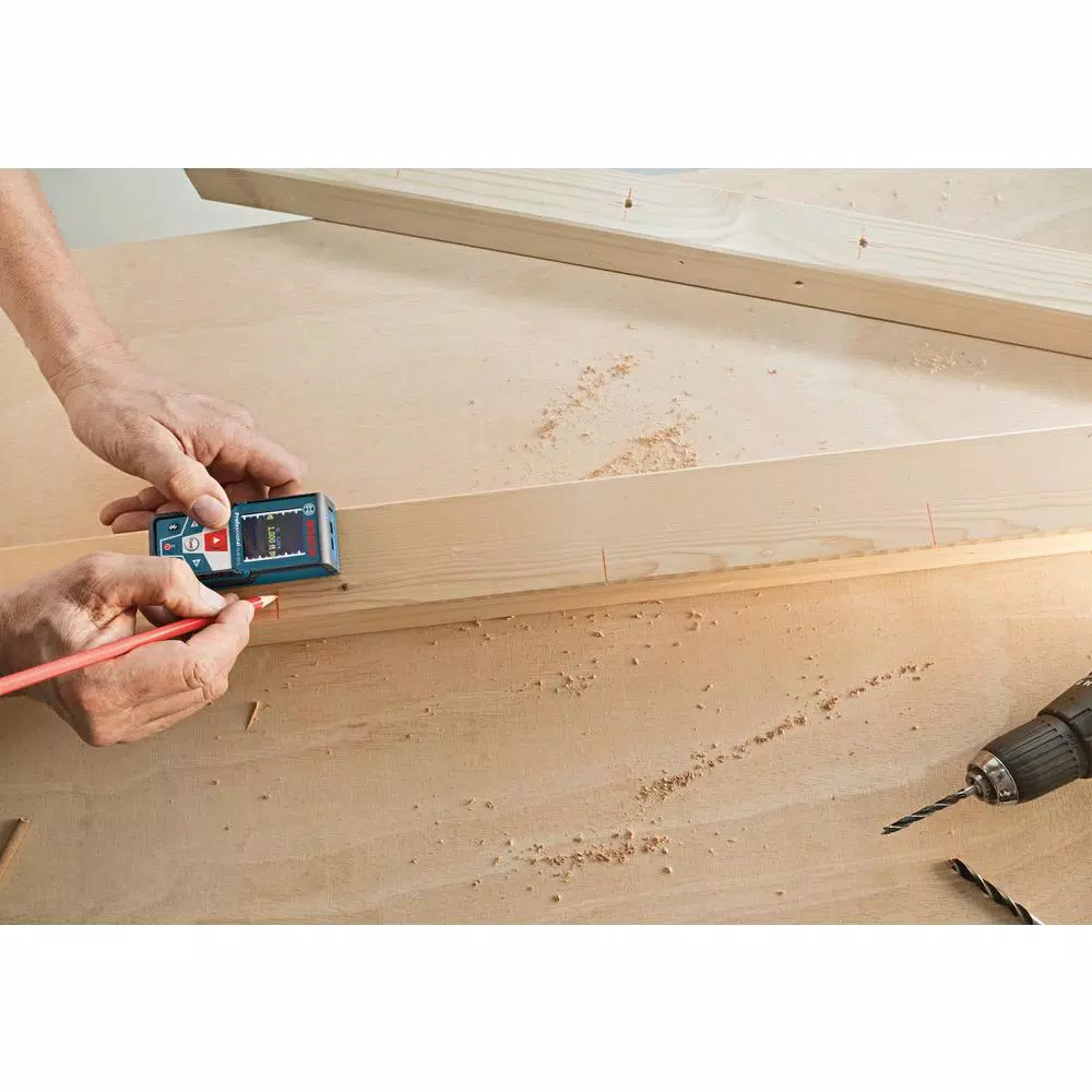Bosch GLM 50 CX Laser Distance Measurer with Bluetooth and Color Display, 165 ft.