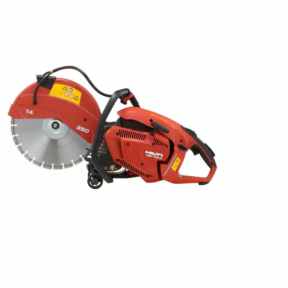 Hilti DSH 700-X 14 in. Handheld Gas Saw Kit with Diamond Blades and Maintenance Kit