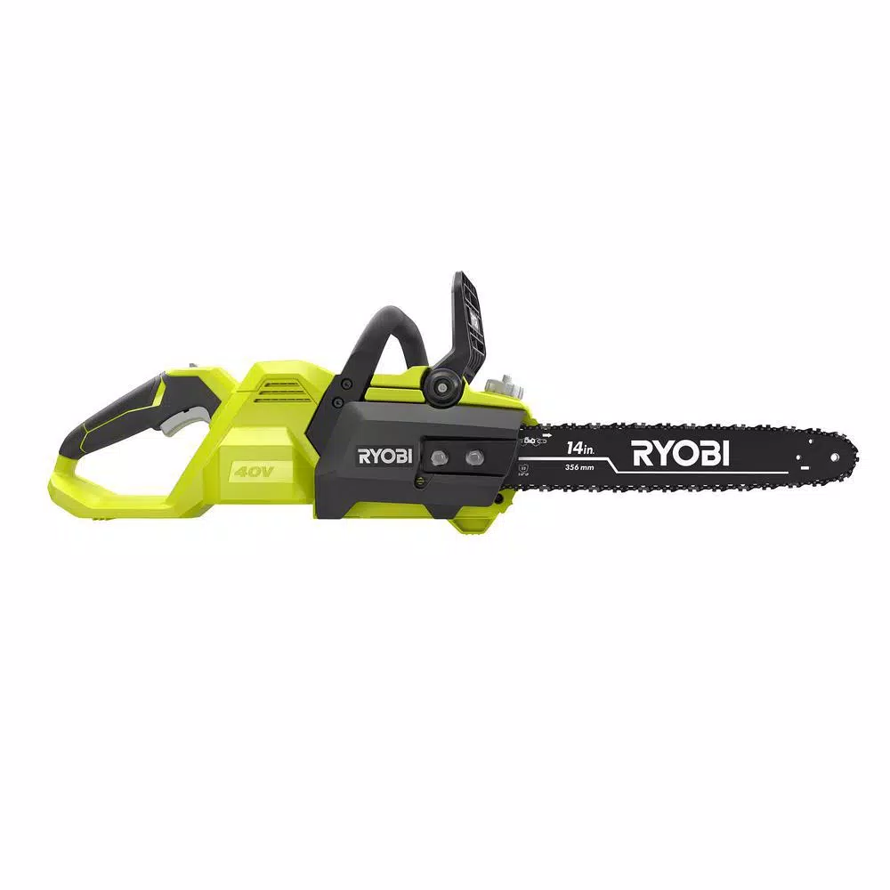 RYOBI 40V Lithium-Ion Cordless 4-Tool Combo Kit (Tool Only) - Trimmer, Blower, Chainsaw, & Hedge Trimmer