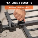 CURT 2-Bike Tray-Style Hitch-Mounted Bike Rack, 1-1/4" or 2" Receiver thumbnail 15