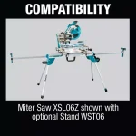 Makita 18V X2 LXT Brushless 10 in. Dual-Bevel Sliding Compound Miter Saw Kit with Bonus Router thumbnail 11