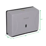 Mind Reader White Wall Mounted Multi-Fold Paper Towel Dispenser for C-Fold and M-Fold Towels thumbnail 6