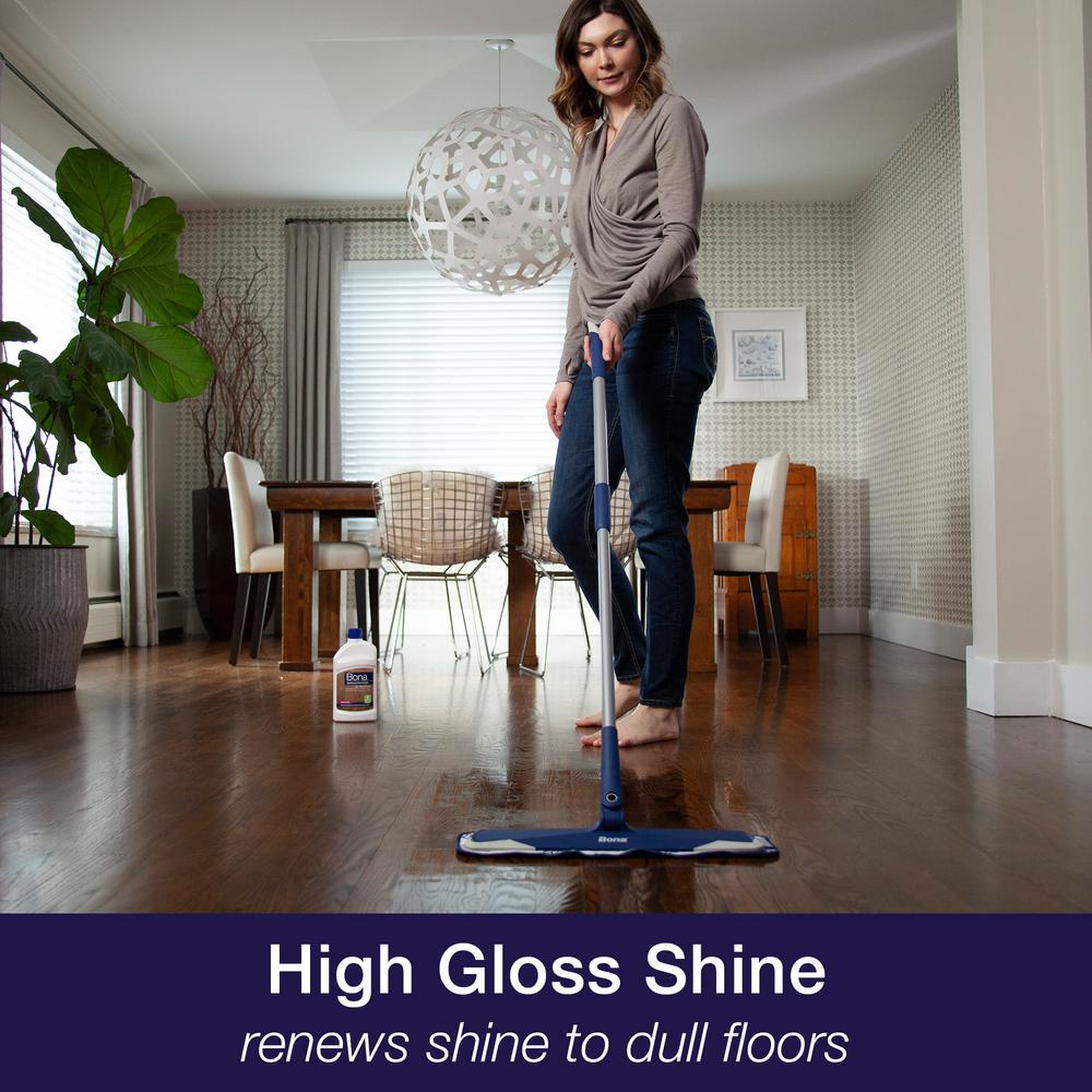 Bona 32 oz. High-Gloss Hardwood Floor Polish, Acrylic Urethane Blend