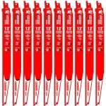 Diablo Demo Demon Carbide 12 in. General Purpose Reciprocating Saw Blades, 10-Pack thumbnail 1
