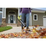 RYOBI ONE+ 18V Cordless Leaf Blower Kit with 4.0 Ah Battery and Charger, 100 MPH, 280 CFM, Refurbished thumbnail 7