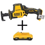 DEWALT 20V MAX ATOMIC Brushless Compact Reciprocating Saw Kit with 4.0Ah Battery thumbnail 1
