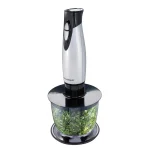 Hamilton Beach 2-Speed Immersion Hand Blender with 3-Cup Chopping Bowl, Gray thumbnail 4