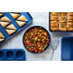 GRANITESTONE Classic Blue Pro 0.8mm Titanium and Diamond Infused Non-Stick 5 Piece Bakeware Set thumbnail 2