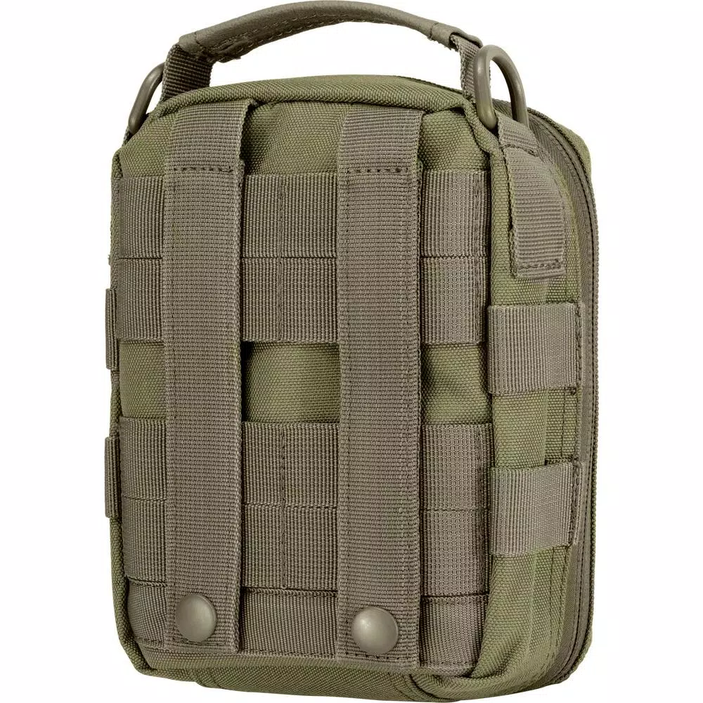 BARSKA CX-900 First Aid Utility Pouch, MOLLE Compatible, OD Green