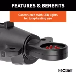 CURT 7-Way RV Blade Connector Tester for Trailer Wiring thumbnail 2
