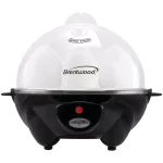 Brentwood 7-Egg Black Electric Egg Cooker with Auto Shutoff, Poaching Tray & Omelet Maker thumbnail 1