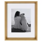 Kate and Laurel Calter Gold Picture Frame Set of 4, 11 x 14 in. Modern Gallery Wall Frames with 8 x 10 in. Mat thumbnail 2