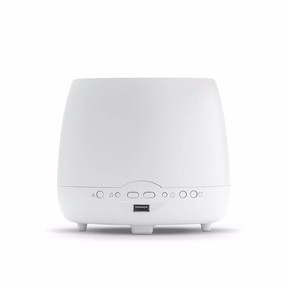 iHome Zenergy Aroma Dream iZA40W White Essential Oil Diffuser & Sound Therapy Alarm Clock