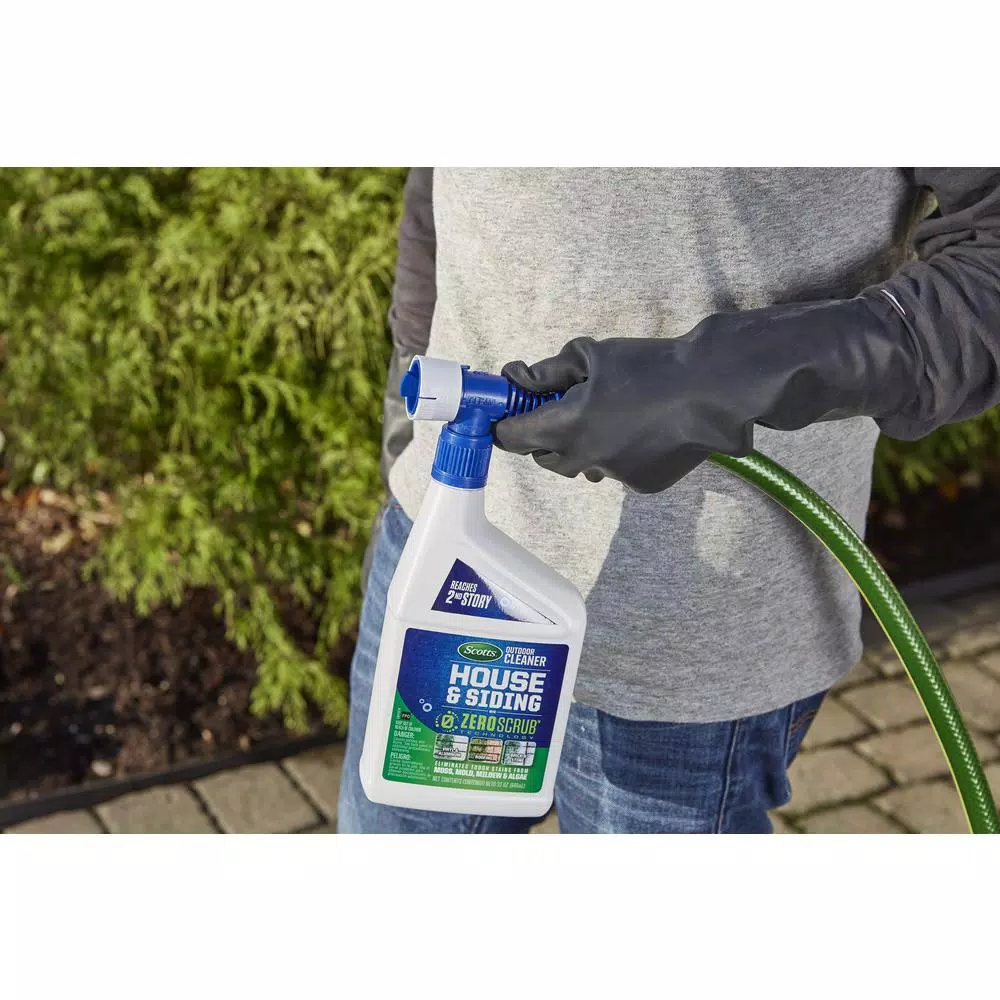 Scotts Outdoor Cleaner plus OxiClean House and Siding Ready-To-Spray, 32 oz.