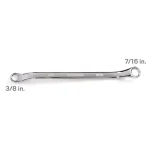 TEKTON 3/8 in. x 7/16 in. 45° Offset Double Box End Wrench thumbnail 2