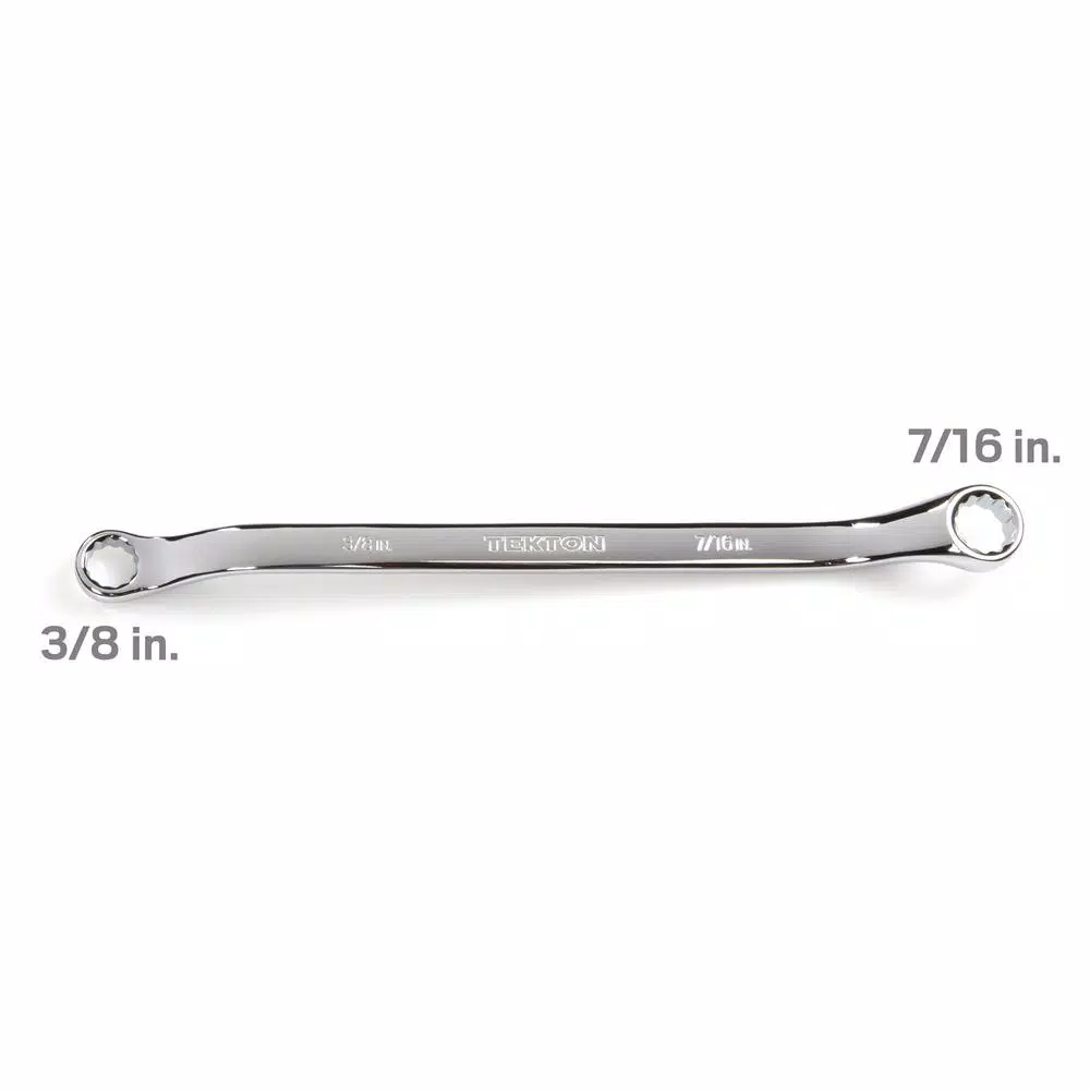TEKTON 3/8 in. x 7/16 in. 45° Offset Double Box End Wrench