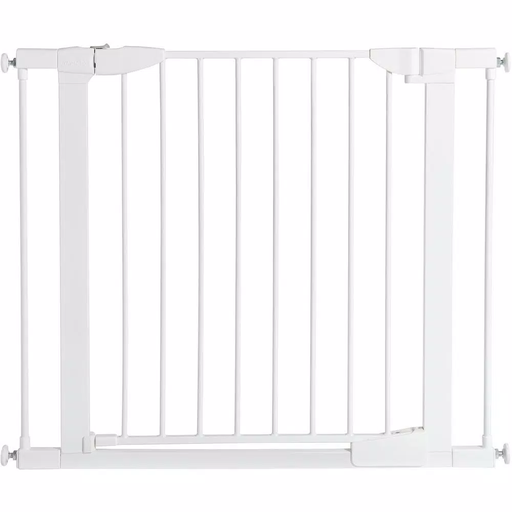 Munchkin Auto Close Metal Baby Gate, 29.5 in. Tall, White