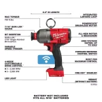 Milwaukee M18 FUEL ONE-KEY 7/16 in. Hex High Torque Impact Wrench, 18V Brushless Cordless (Tool-Only) thumbnail 3
