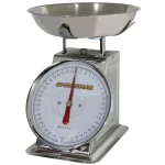 Sportsman Series 44 lb. Stainless Steel Analog Food Scale with Removable Bowl thumbnail 1