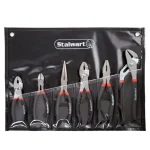 Stalwart 6-Piece Utility Plier Set with Storage Pouch thumbnail 2