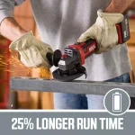 Skil PWRCore 20V Brushless 4-1/2 in. Cordless Angle Grinder Kit with 5.0Ah Battery, Charger & USB Adapter thumbnail 3