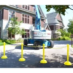 Mr. Chain Heavy-Duty Stanchion and Chain Kit, Yellow thumbnail 3