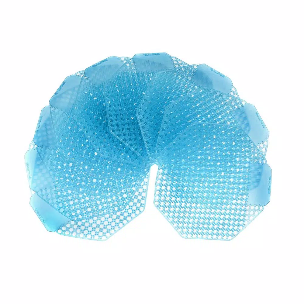 Alpine Industries Cotton Blossom Fragrance Anti-Splash Urinal Screens (10-Pack)