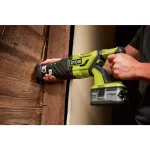 RYOBI 18V ONE+ Brushless Cordless Reciprocating Saw (Tool Only) with Wood Cutting Blade thumbnail 7