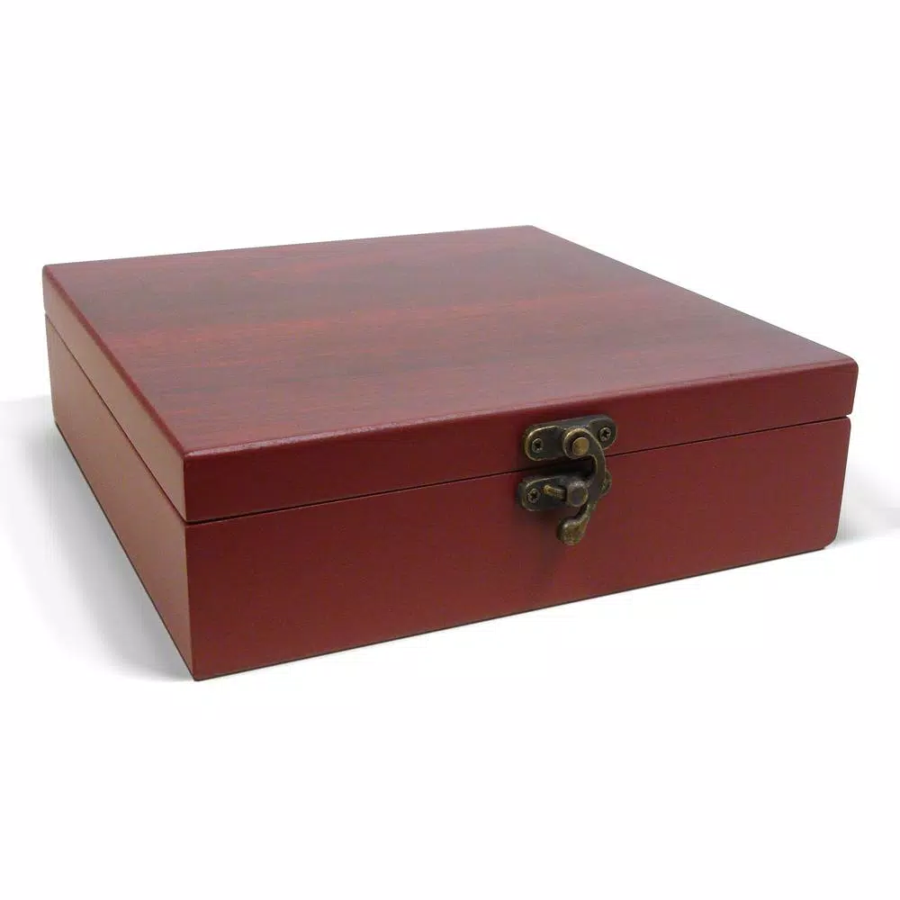 Epicureanist 4-Piece Wine Essentials Gift Set in Elegant Cherry Wooden Box