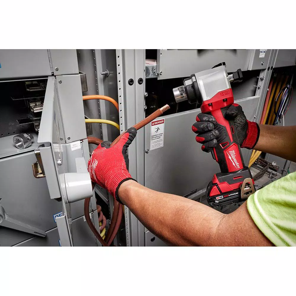 Milwaukee M18 18V Cordless Cable Stripper Kit for Cu and Al RHW/RHH/USE Wire
